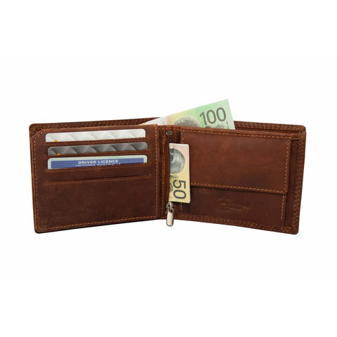 Leather Wallet Lithgow - Sandal
