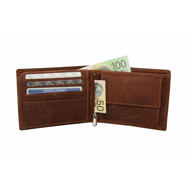 Leather Wallet Lithgow - Sandal