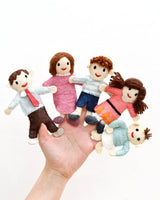 Tara Treasures-Finger Family - Felt Finger Puppet Set