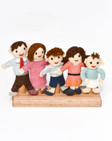 Tara Treasures-Finger Family - Felt Finger Puppet Set