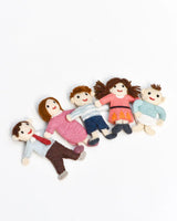 Tara Treasures-Finger Family - Felt Finger Puppet Set