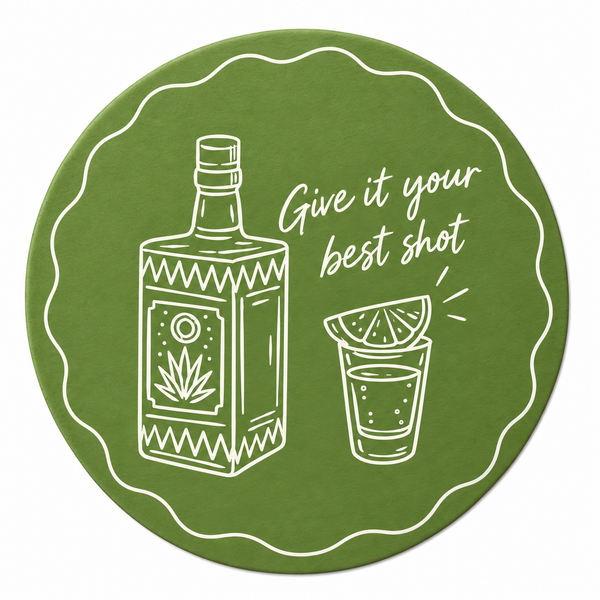 Happy Hour Ceramic Coaster Assorted