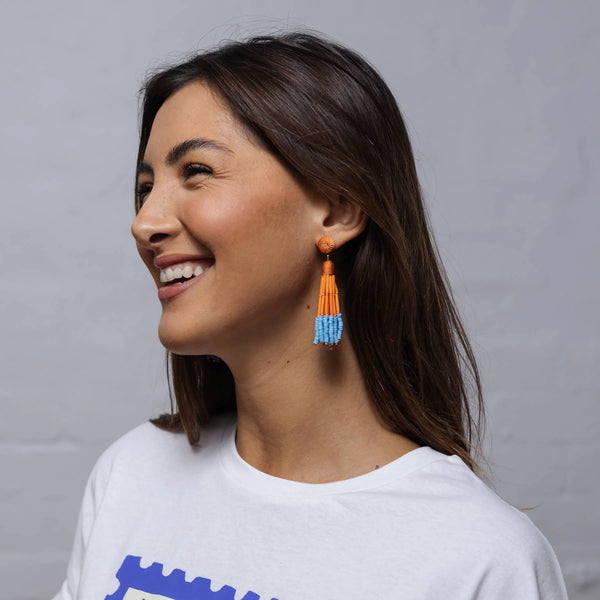 Amalfi  Earrings Orange