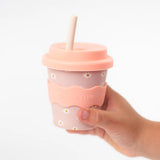 Chino Club-Pink Daisy Babychino Cup 4oz