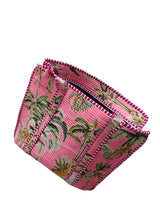 Cotton Tote Bag Pink Jungle Print