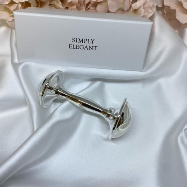 Silver Plated Baby Rattle