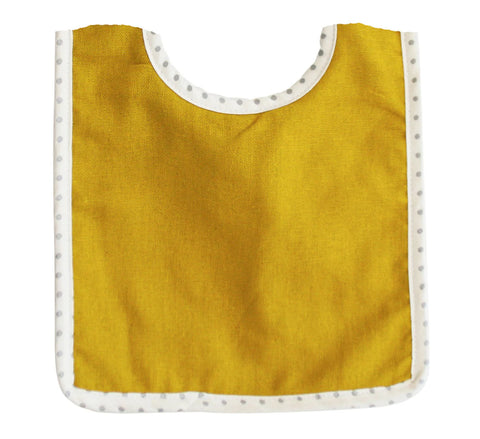 Bobby Bib Butterscotch Linen