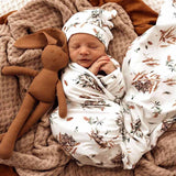 Koala Organic Jersey Wrap & Beanie Set
