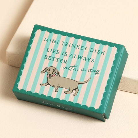 Lisa Angel- 'Better With A Dog' Trinket Dish