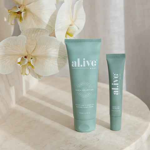 al.ive body lip butter - sheer lime