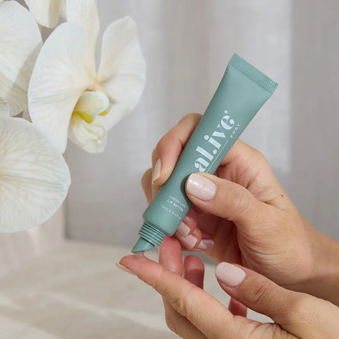al.ive body lip butter - sheer lime