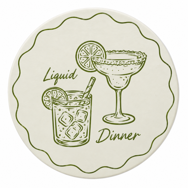 Happy Hour Ceramic Coaster Assorted