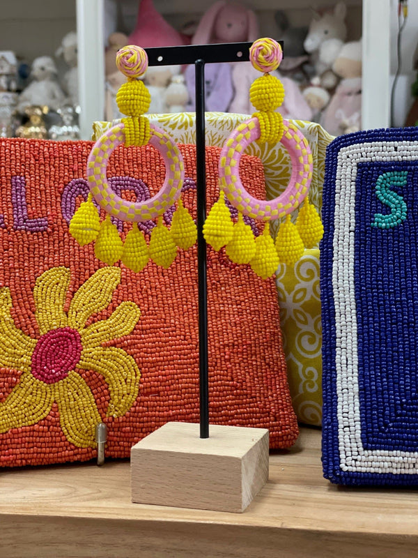 Margo Large Beaded Earrings