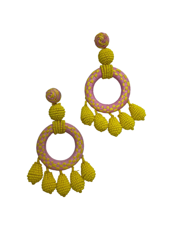Margo Large Beaded Earrings