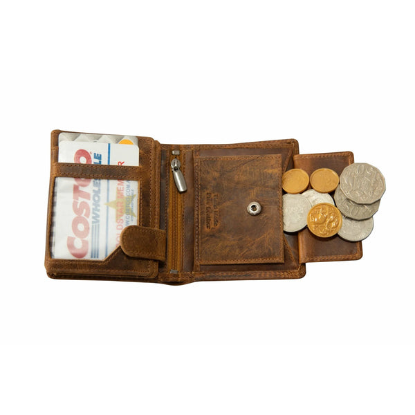 Leather Wallet Tyler- Camel