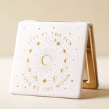 Lisa Angel- Metallic Live by the Sun Compact Mirror