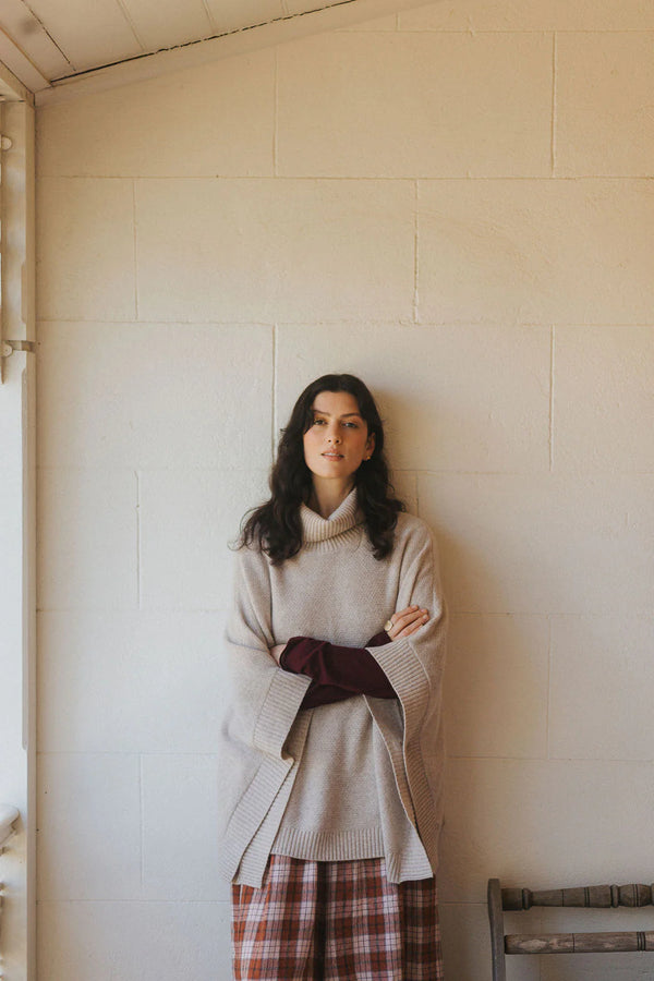 Agnès 100% New Zealand Lambswool Poncho