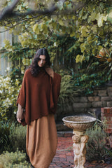 Lavigne French Linen Asymmetrical Skirt