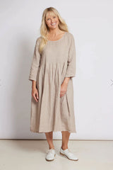 Montaigne Journee Baggy Linen Dress