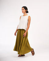 Lucie Linen Maxi Skirt