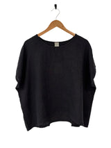 Montaigne Lee linen short sleeve top