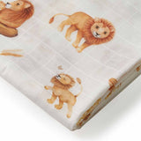 Snuggle Hunny | Lion | Organic Muslin Wrap