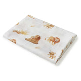 Snuggle Hunny | Lion | Organic Muslin Wrap