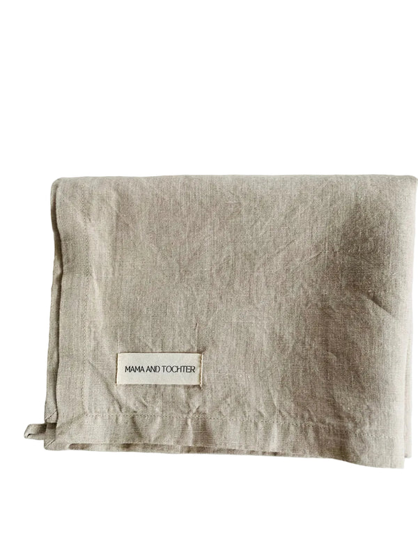Pure French Linen Tea Towel - Natural