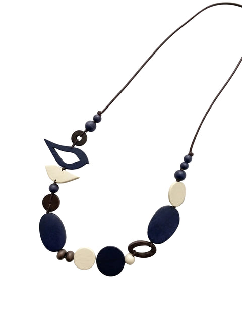 2 Birds Together -Navy/Cream