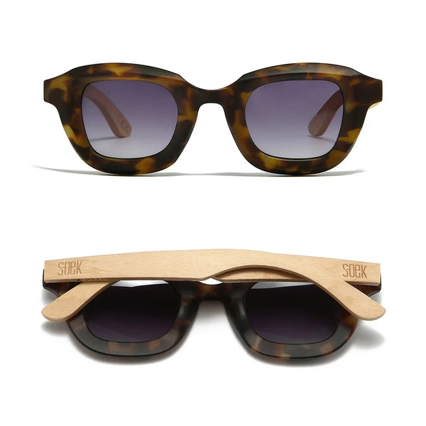 QUEST ROCKY TORT l Polarised Sunglasses l Wooden Arms