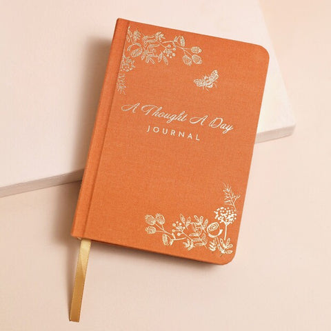 Lisa Angel- Orange Five Year Thought a Day Journal