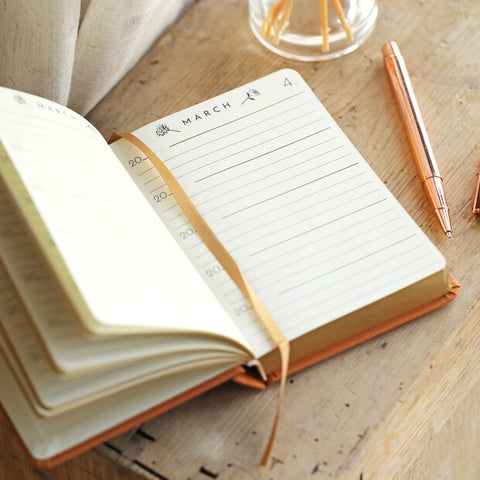 Lisa Angel- Orange Five Year Thought a Day Journal