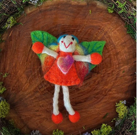 Chakra fairy orange