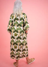 Donna Donna-Palm Print Dress