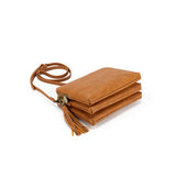 Black Caviar Design Parker Crossbody Bag-Tan