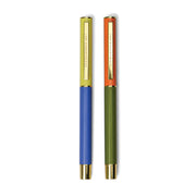 Colour Block Pens - Cobalt + Army Green