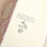 Pink Wildflower Print Sketch A Day Visual Journal