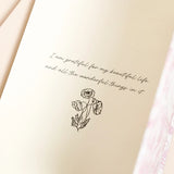 Pink Wildflower Print Sketch A Day Visual Journal