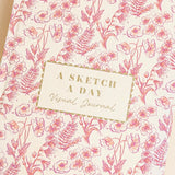 Pink Wildflower Print Sketch A Day Visual Journal