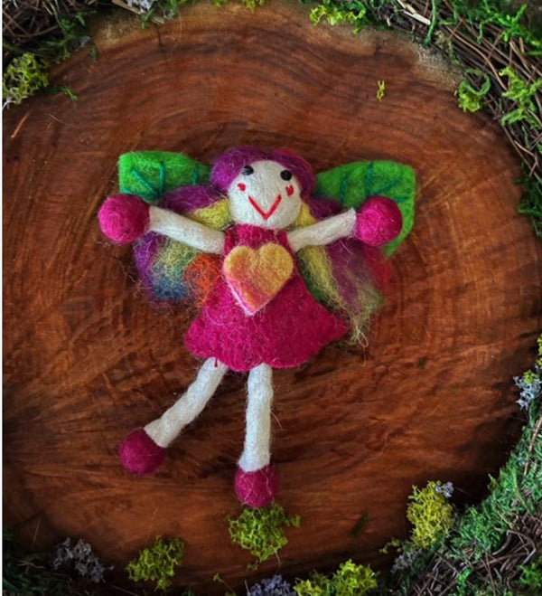 Chakra fairy pink