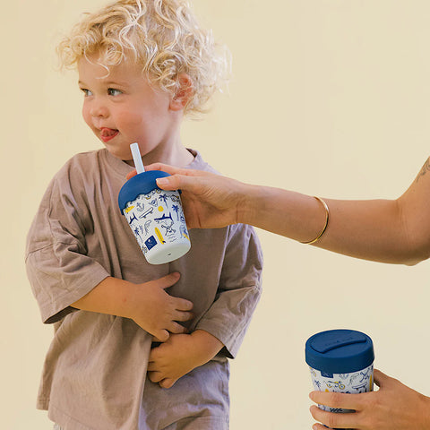 Rad Times Mini Smoothie Cup & Straw 200ml