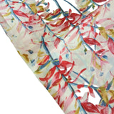 Silk Scarf Red Flower