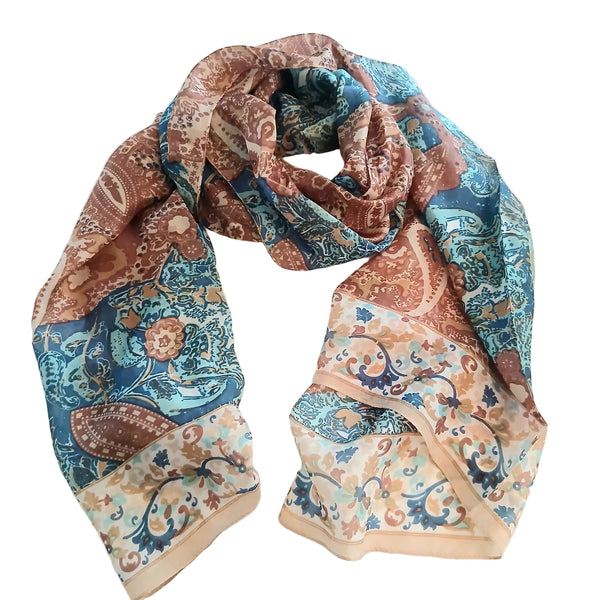 Silk Scarf Oriental Blend