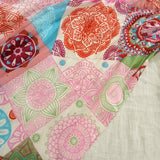 Silk Scarf Patchwork Pink