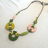 Kirsty  Wooden Beaded Necklace