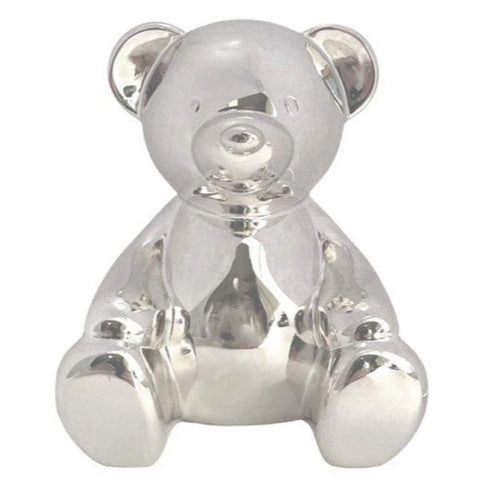 Edward Bear Silver Plate finish  Money Box