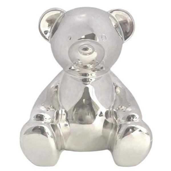 Edward Bear Silver Plate finish  Money Box