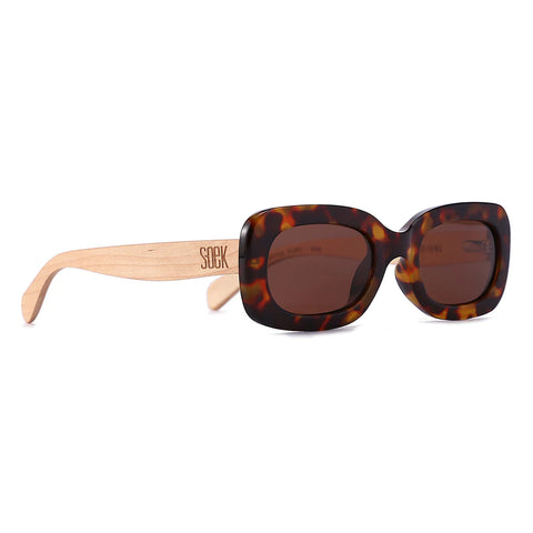 SOEK VIBE TOFFEE TORT l Black Polarised Lens l White Maple Arms