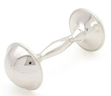 Silver Plated Baby Rattle