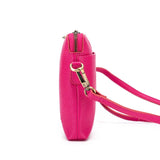 Black Caviar Design KIARA CROSSBODY/CLUTCH- FUCHSIA